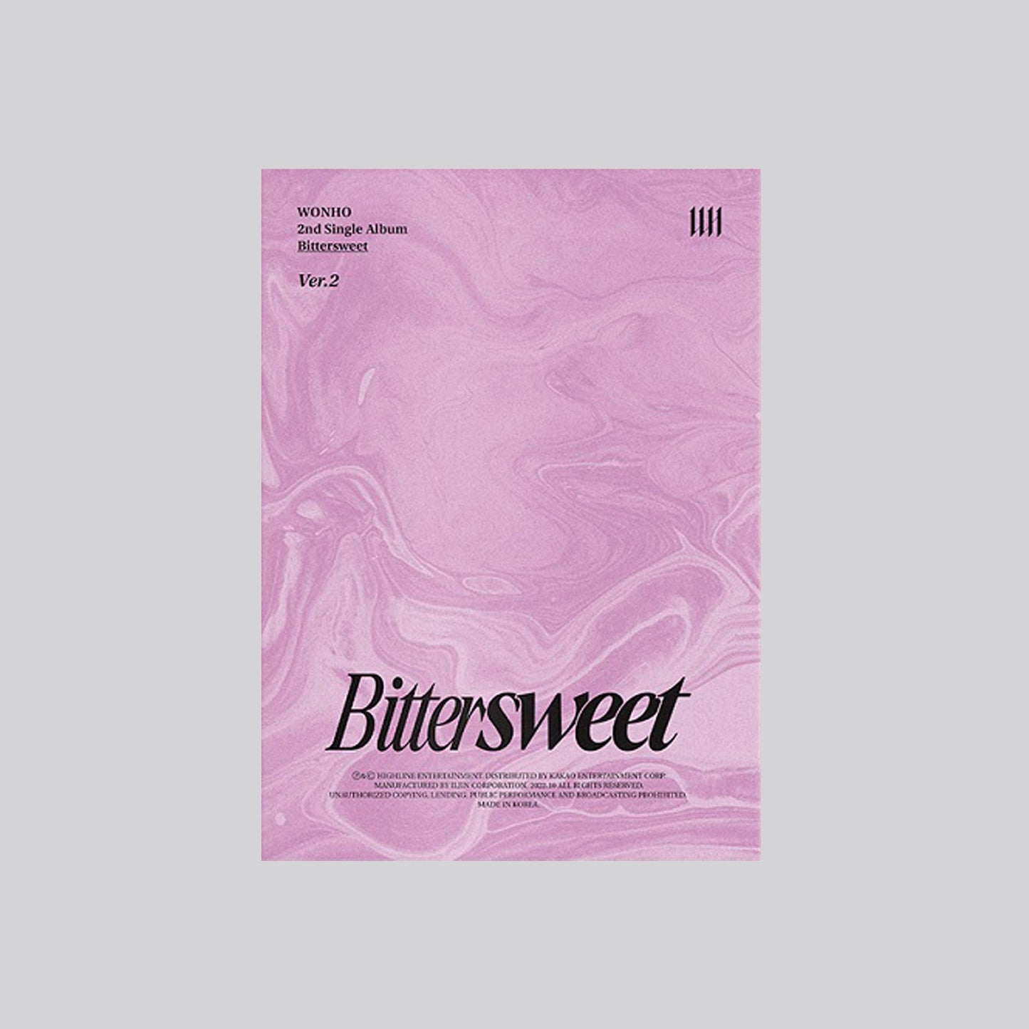 WONHO 2ND SINGLE ALBUM 'BITTERSWEET' VER. 2 COVER