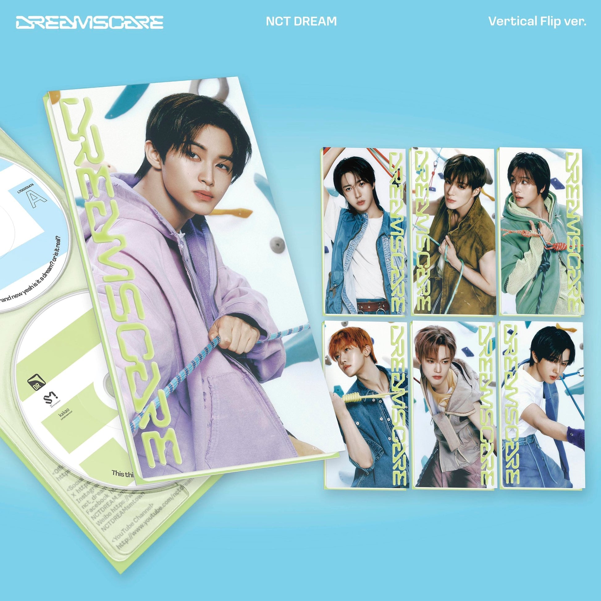 NCT DREAM 4TH ALBUM 'DREAMSCAPE' (VERTICAL FLIP) COVER