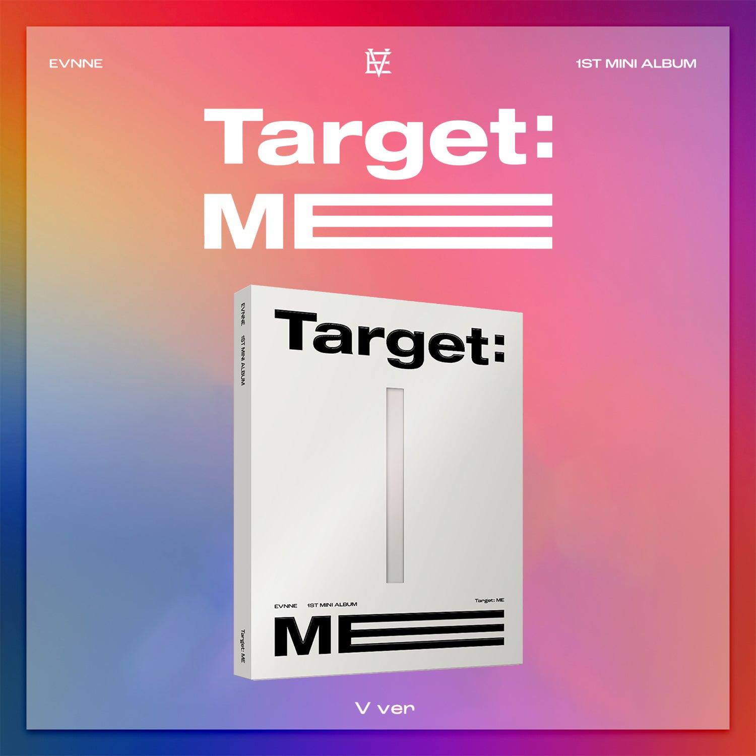 EVNNE 1ST MINI ALBUM 'TARGET: ME' V VERSION COVER