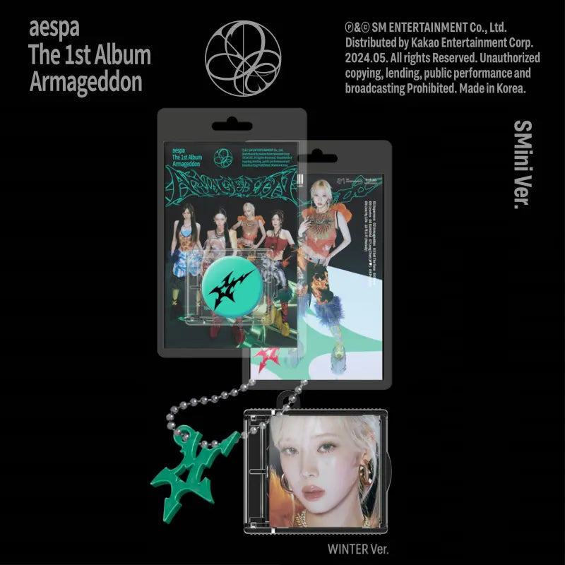 AESPA 1ST ALBUM 'ARMAGEDDON' (SMINI) WINTER VERSION COVER