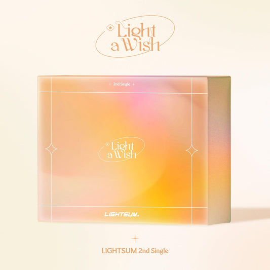 LIGHTSUM 2ND SINGLE ALBUM 'LIGHT A WISH' wish cover