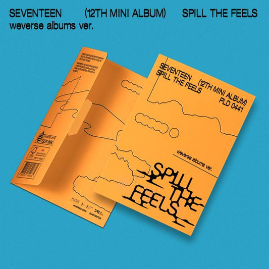 SEVENTEEN 12TH MINI ALBUM 'SPILL THE FEELS' (WEVERSE) COVER