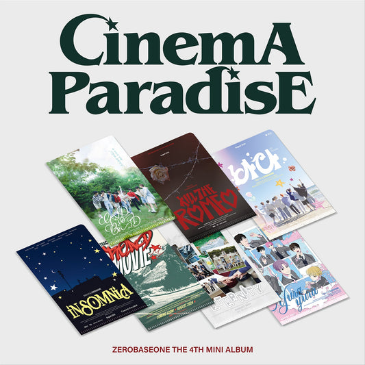 ZEROBASEONE (ZB1) 4TH MINI ALBUM 'CINEMA PARADISE' (ZEROSE) COVER