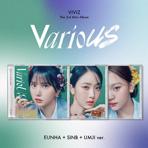 VIVIZ 3RD MINI ALBUM 'VARIOUS' (JEWEL) SET COVER