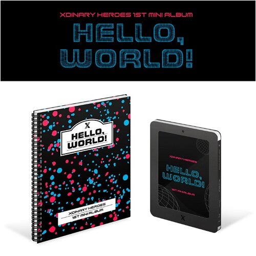 XDINARY HEROES 1ST MINI ALBUM 'HELLO, WORLD!' SET COVER