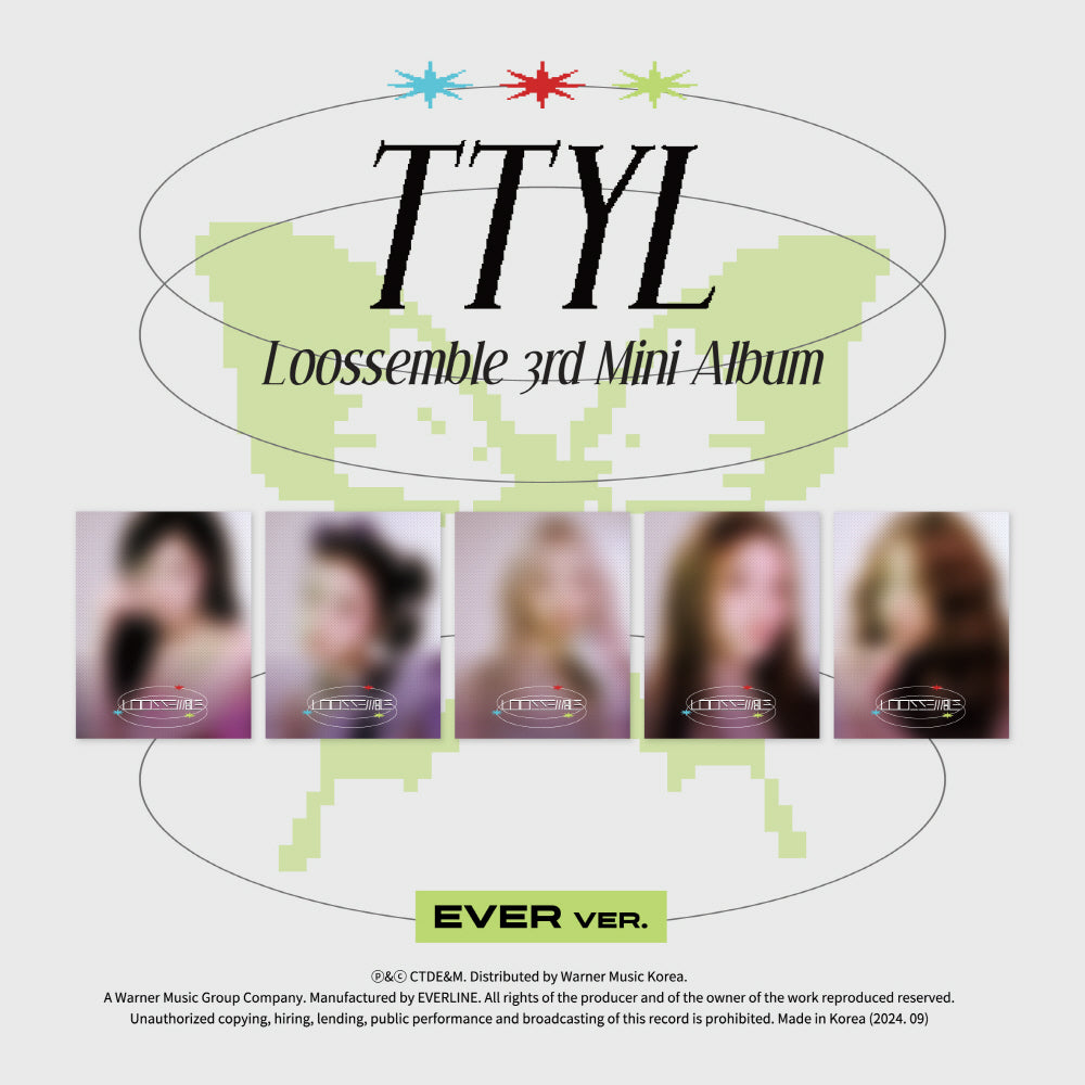 LOOSSEMBLE 3RD MINI ALBUM 'TTYL' (EVER MUSIC) COVER