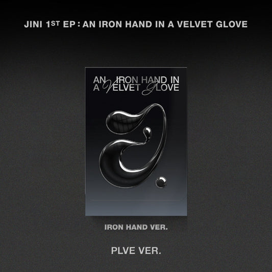 JINI 1ST EP ALBUM 'AN IRON HAND IN A VELVET GLOVE' (PLVE) IRON HAND VERSION COVER