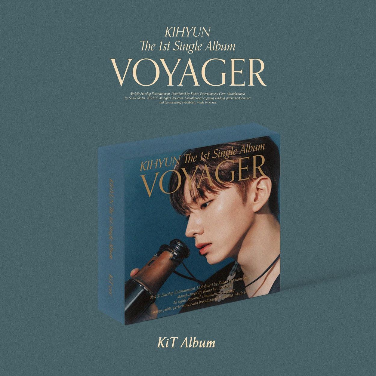 KIHYUN (MONSTA X) 1ST SINGLE ALBUM 'VOYAGER' KIHNO KIT cover