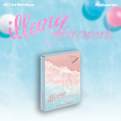 ILY:1 3RD MINI ALBUM 'ILLANG:FIREWORK' (PLATFORM NEMO) OCEAN VERSION COVER