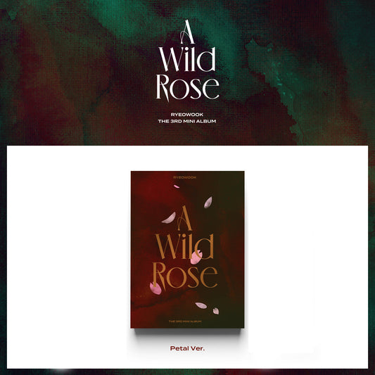 RYEOWOOK (SUPER JUNIOR) 3RD MINI ALBUM 'A WILD ROSE' PETAL COVER