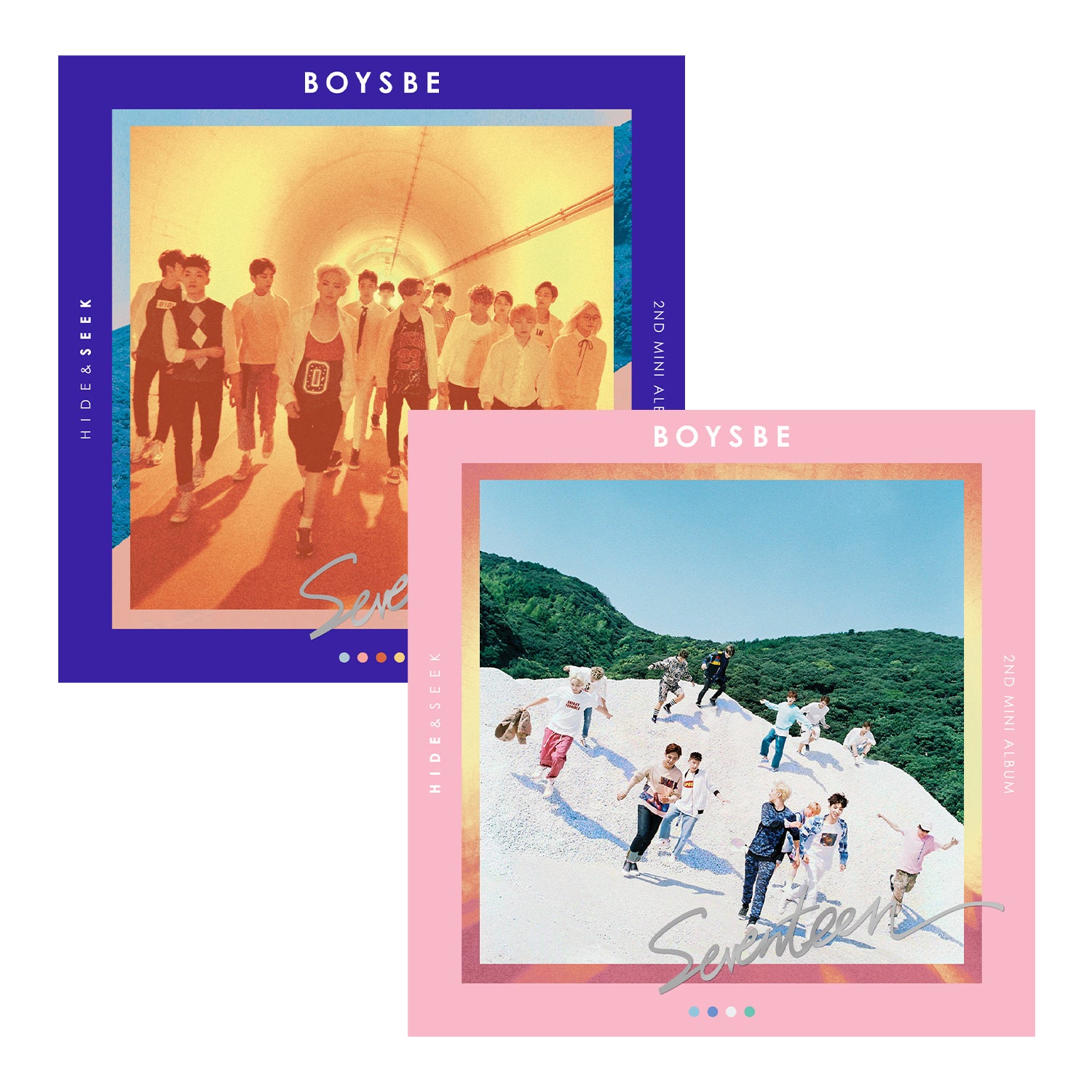 SEVENTEEN 2ND MINI ALBUM 'BOYS BE' (RE-RELEASE) SET COVER