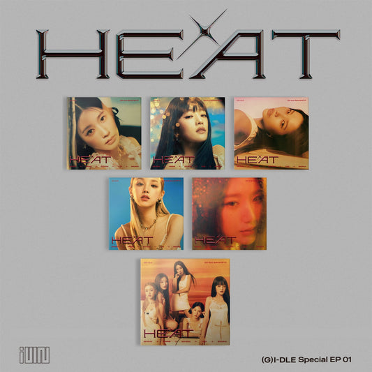 (G)I-DLE SPECIAL ALBUM 'HEAT' (DIGIPACK) SET COVER