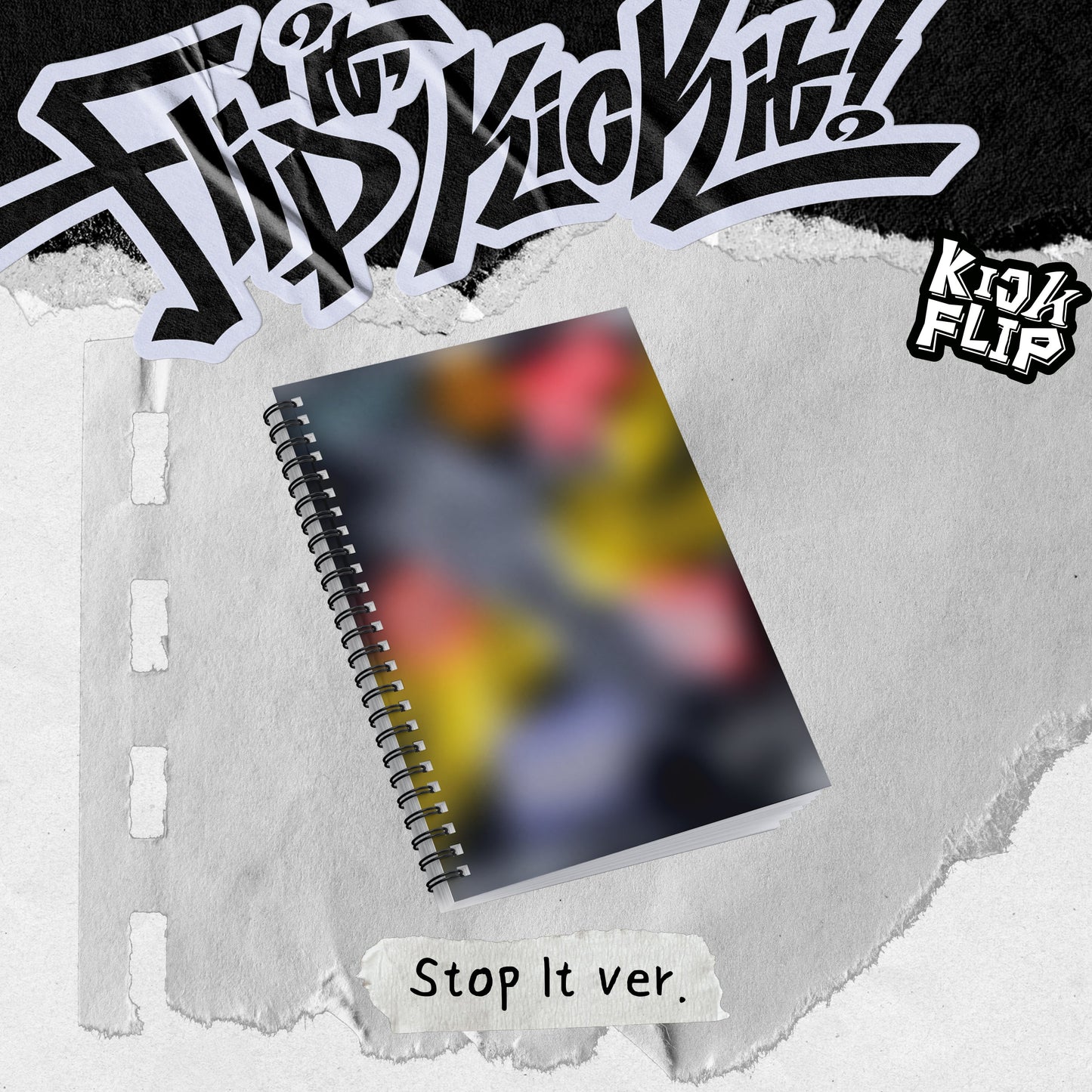 KICKFLIP 1ST MINI ALBUM 'FLIP IT, KICK IT!'  STOP IT VERSION COVER