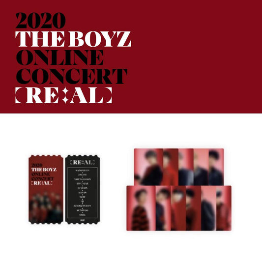 THE BOYZ '2020 RE:AL CONCERT TICKET CARD & PHOTO CARD SET'