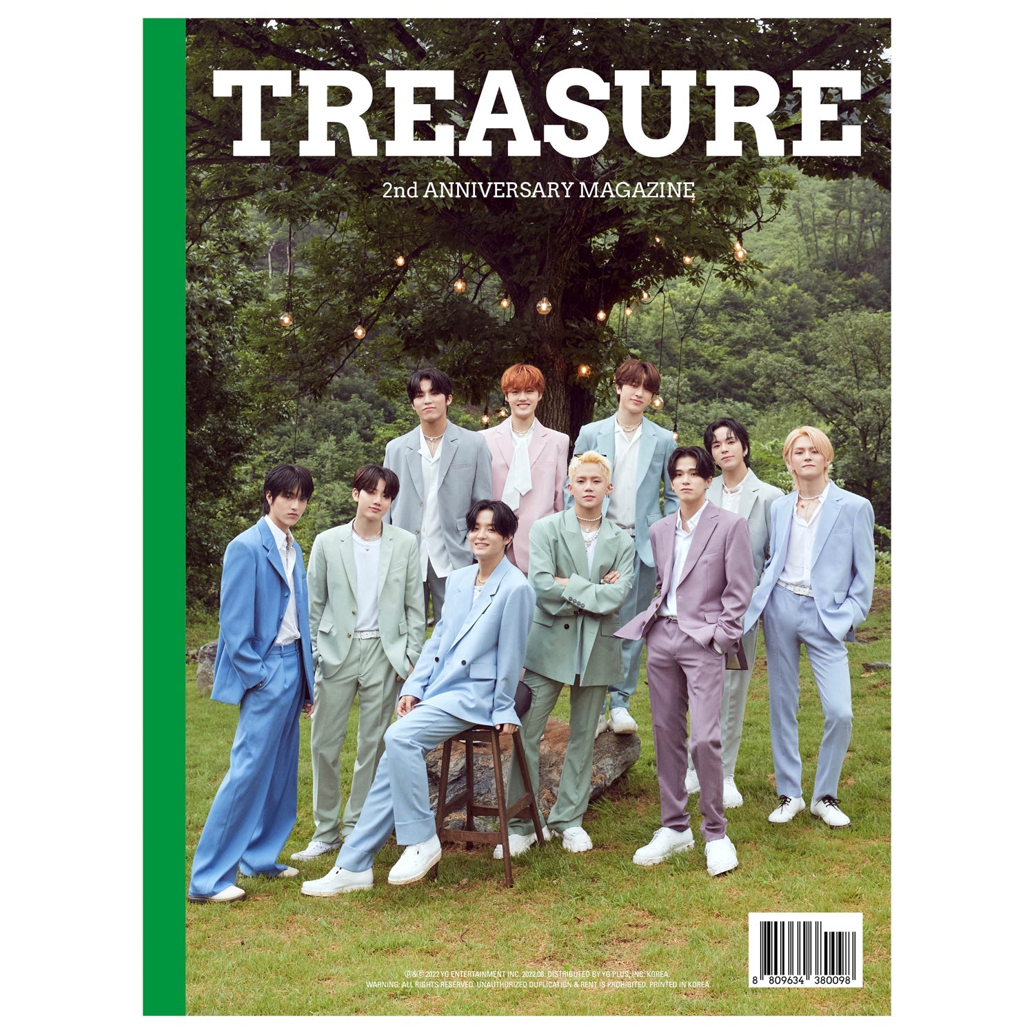 TREASURE '2ND ANNIVERSARY MAGAZINE' COVER