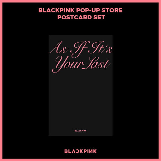 BLACKPINK POP-UP STORE POSTCARD SET (22 SHEETS) - KPOP REPUBLIC