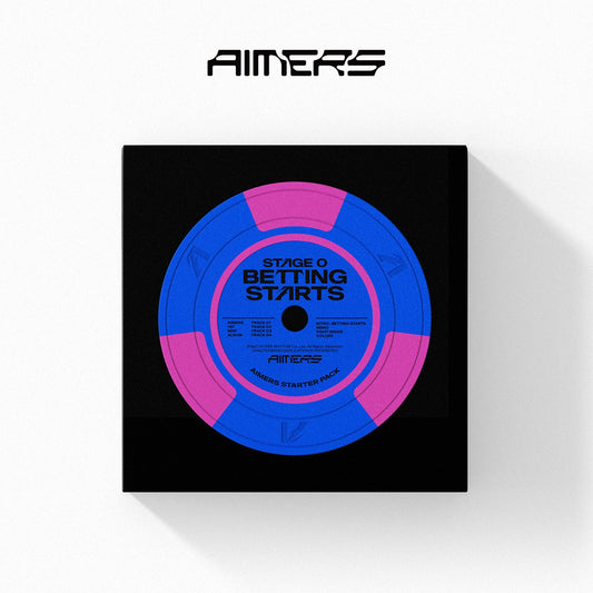 AIMERS 1ST MINI ALBUM 'STAGE 0. BETTING STARTS' COVER