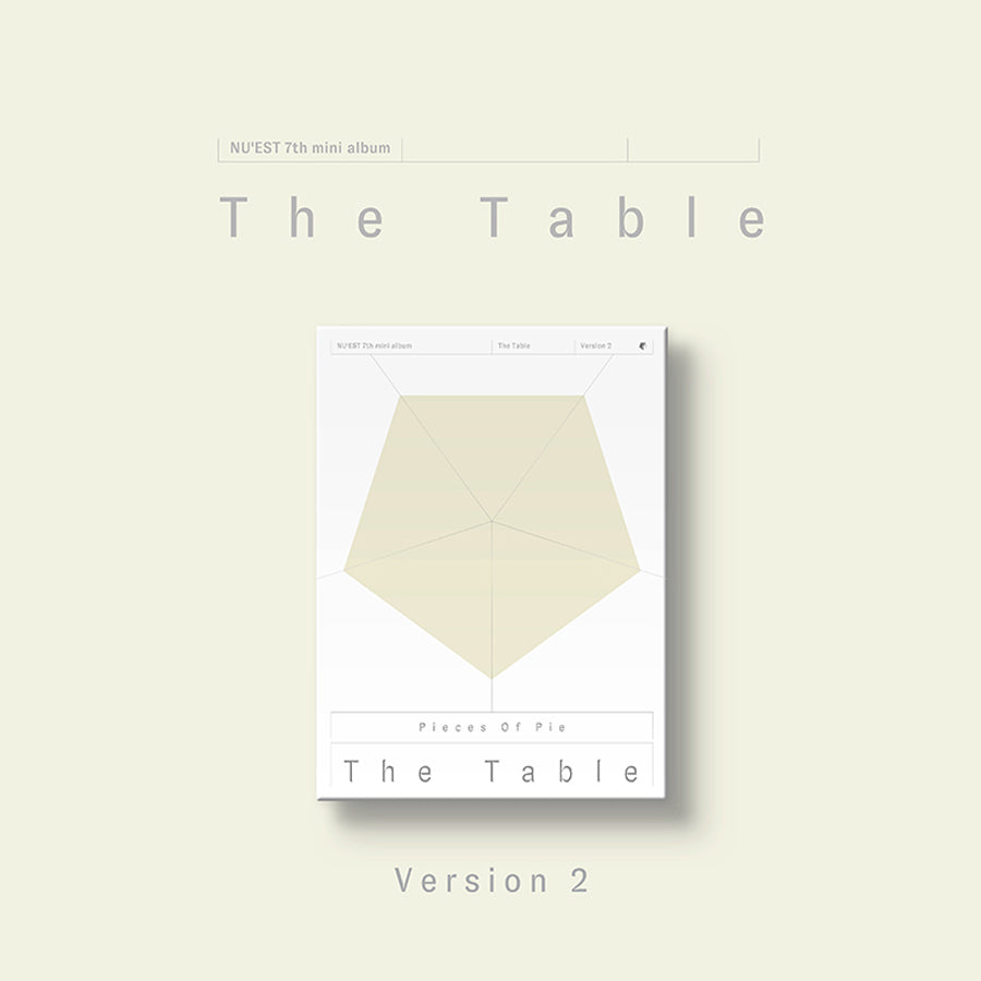 NU'EST 7TH MINI ALBUM 'THE TABLE' + POSTER - KPOP REPUBLIC