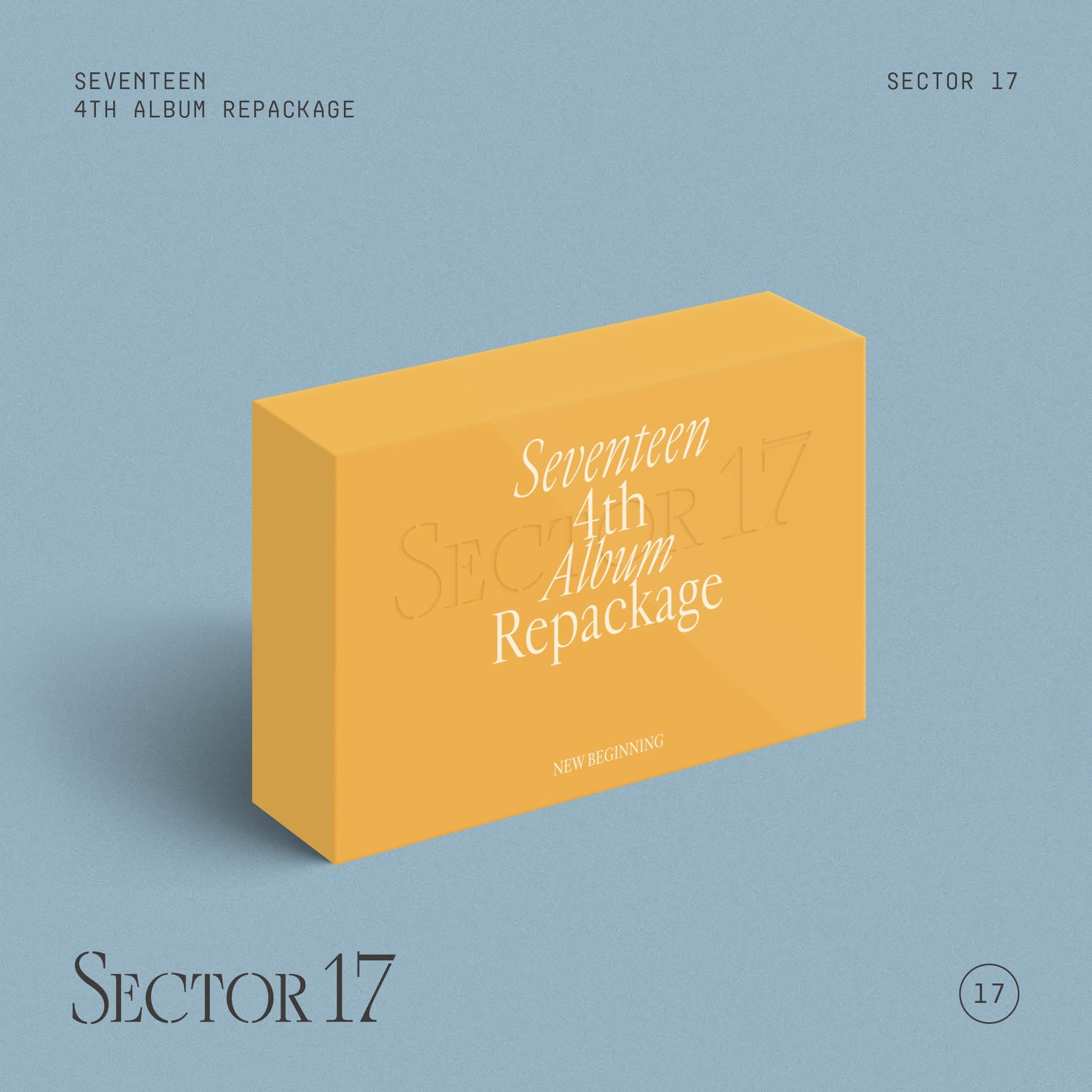 SEVENTEEN 4TH ALBUM REPACKAGE 'SECTOR 17' (KHINO KIT) COVER