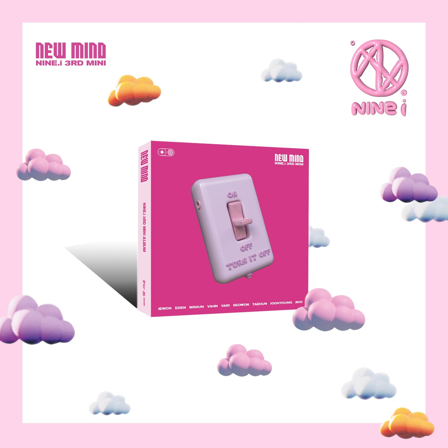 ◇NINE.i 3rd mini album『NEW MIND 直筆サイン非売CD◇韓国-